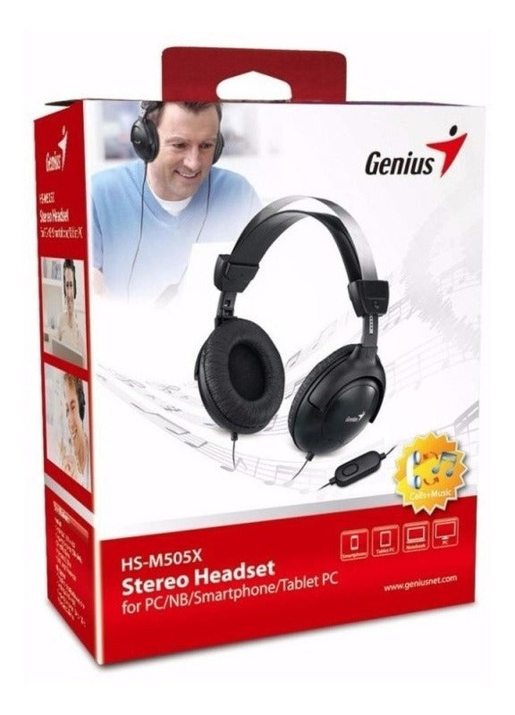 Auricular c/ Microfono Genius HS-M505X (SINGLE JACK) (5674)