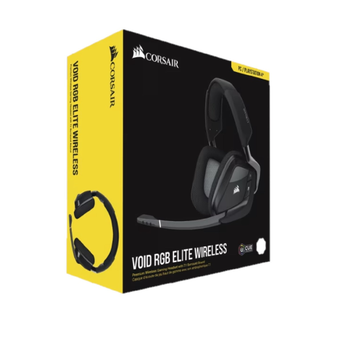 Auricular Corsair VOID RGB Elite Wireless 7.1 Surround Carbon