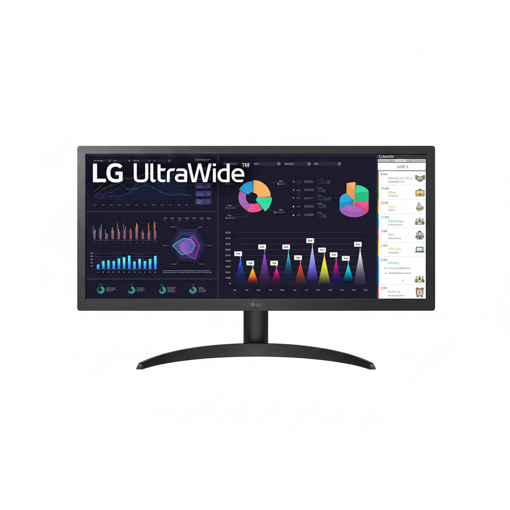 MONITOR LG 26 ULTRAWIDE 26WQ500-B WFHD NARROW BEZEL (II)