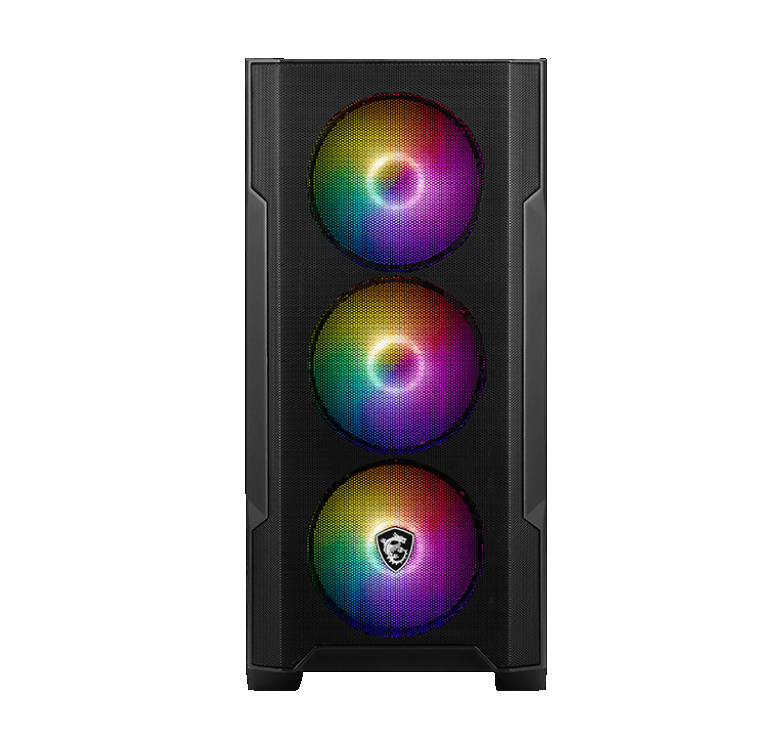 Gabinete MSI MAG FORGE M100A Acrilico Mid-Tower Fan RGB x4
