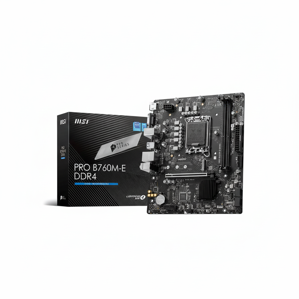Mother MSI PRO B760M-E DDR4 1700 (12va/13va/14va Gen) (6987)
