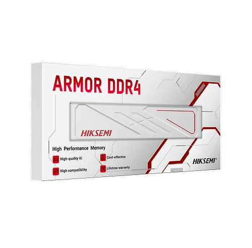 Memoria DDR4 HIKSEMI 16Gb 3200 Mhz Armor c/disipador White