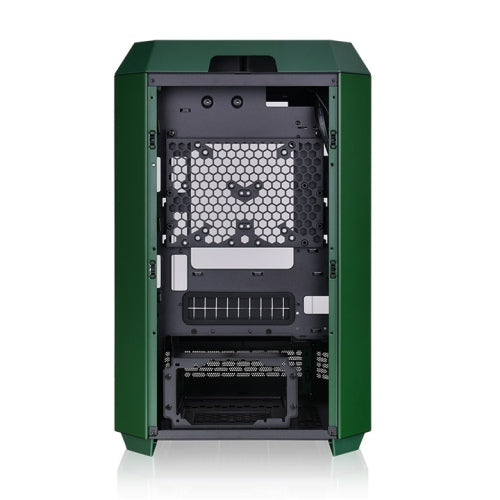 Gabinete TT The Tower 300 Mid-Tower TG x3 Fan x2 Racing Green