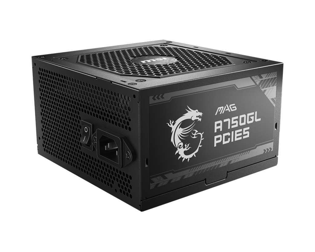 Fuente MSI MAG A750GL 750W 80 Plus Gold Full Modular PCIE 5.1 / ATX 3.1