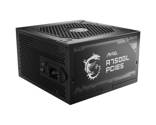 Fuente MSI MAG A750GL 750W 80 Plus Gold Full Modular PCIE 5.1 / ATX 3.1