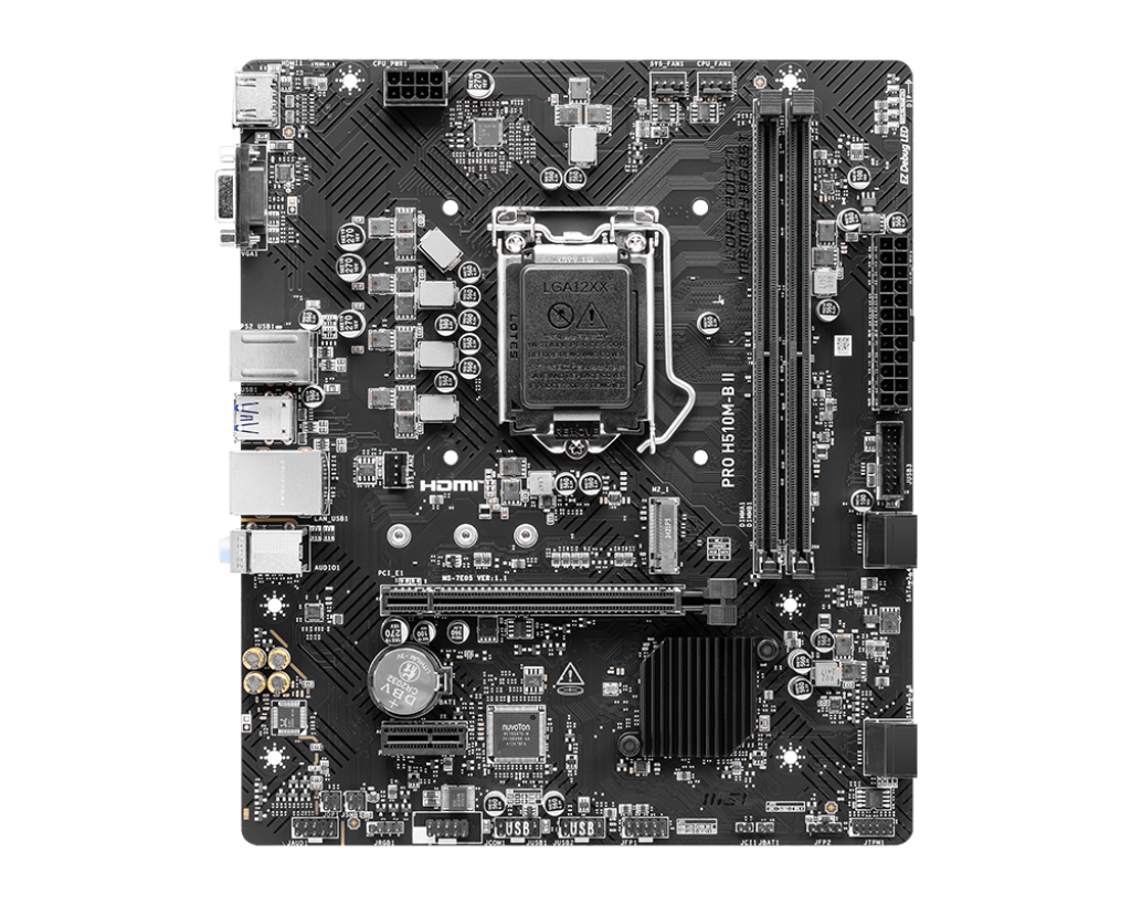 Mother MSI PRO H510M-B II DDR4 1200 (solo 10ma gen)