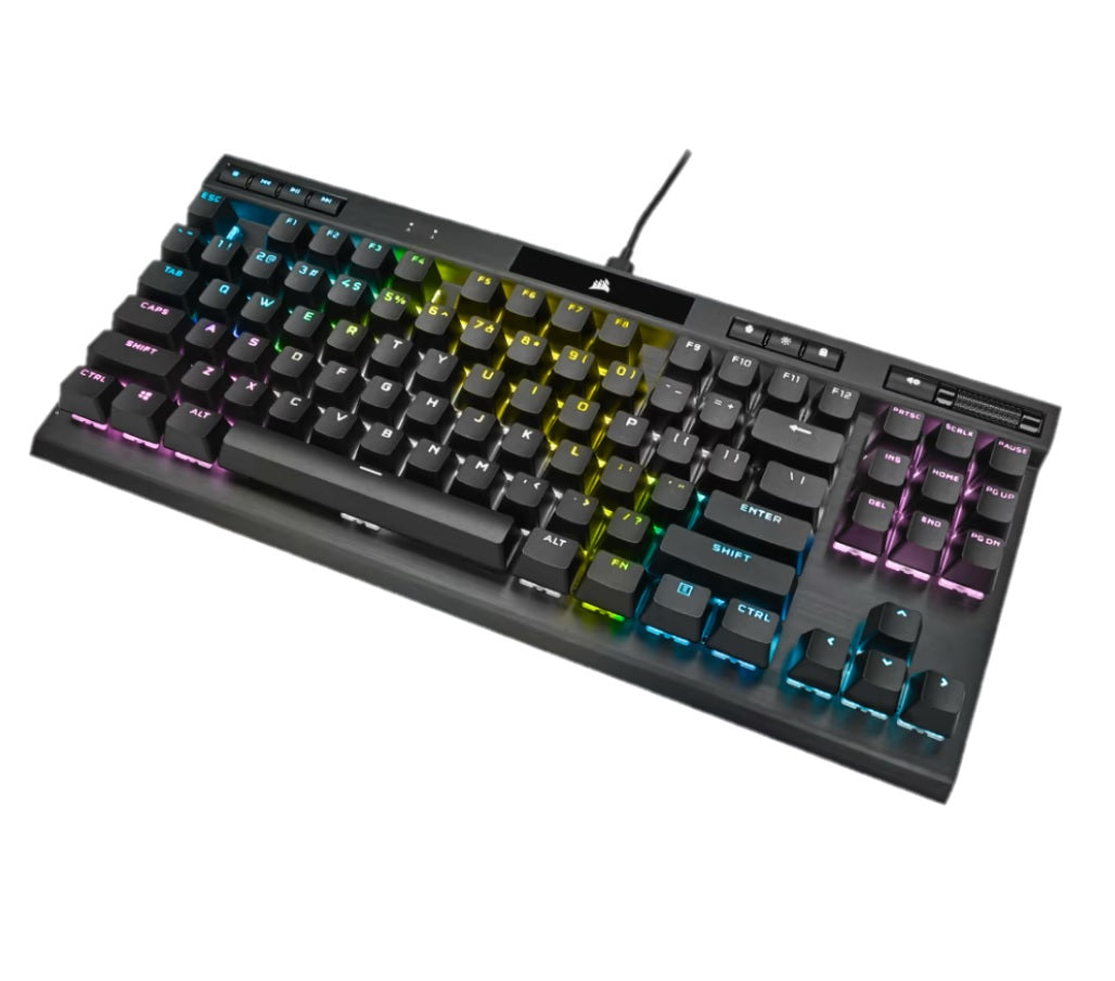 Teclado Corsair K70 RGB TKL Champion Series c/teclas PBT Double Shot Pro