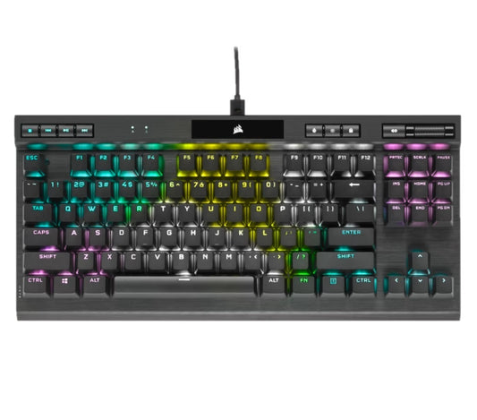 Teclado Corsair K70 RGB TKL Champion Series c/teclas PBT Double Shot Pro