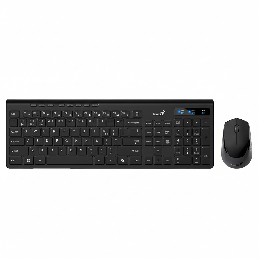 Teclado + Mouse Genius SlimStar 8230,AI,Black,SP,BT+2.4GHz