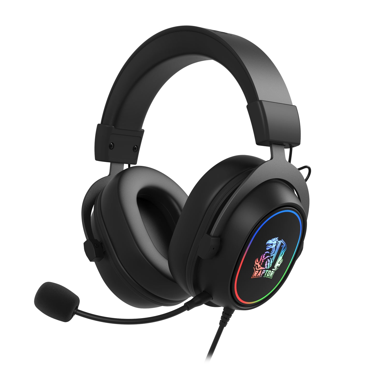 Auricular Gamer Raptor Inferno PRO RGB 7.1 USB Negro (7169)