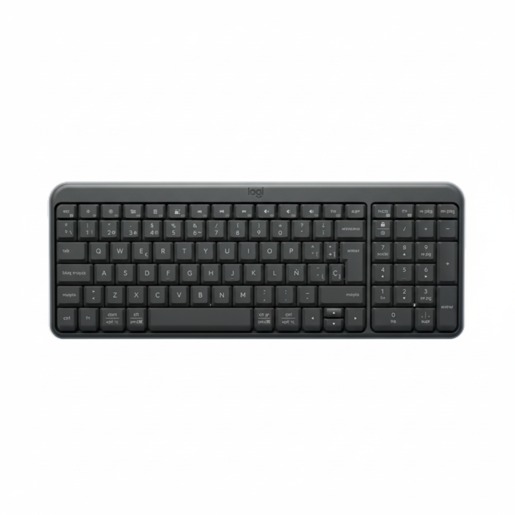 Teclado Logitech Bluetooth K250 Pebble Graphite 920-013445