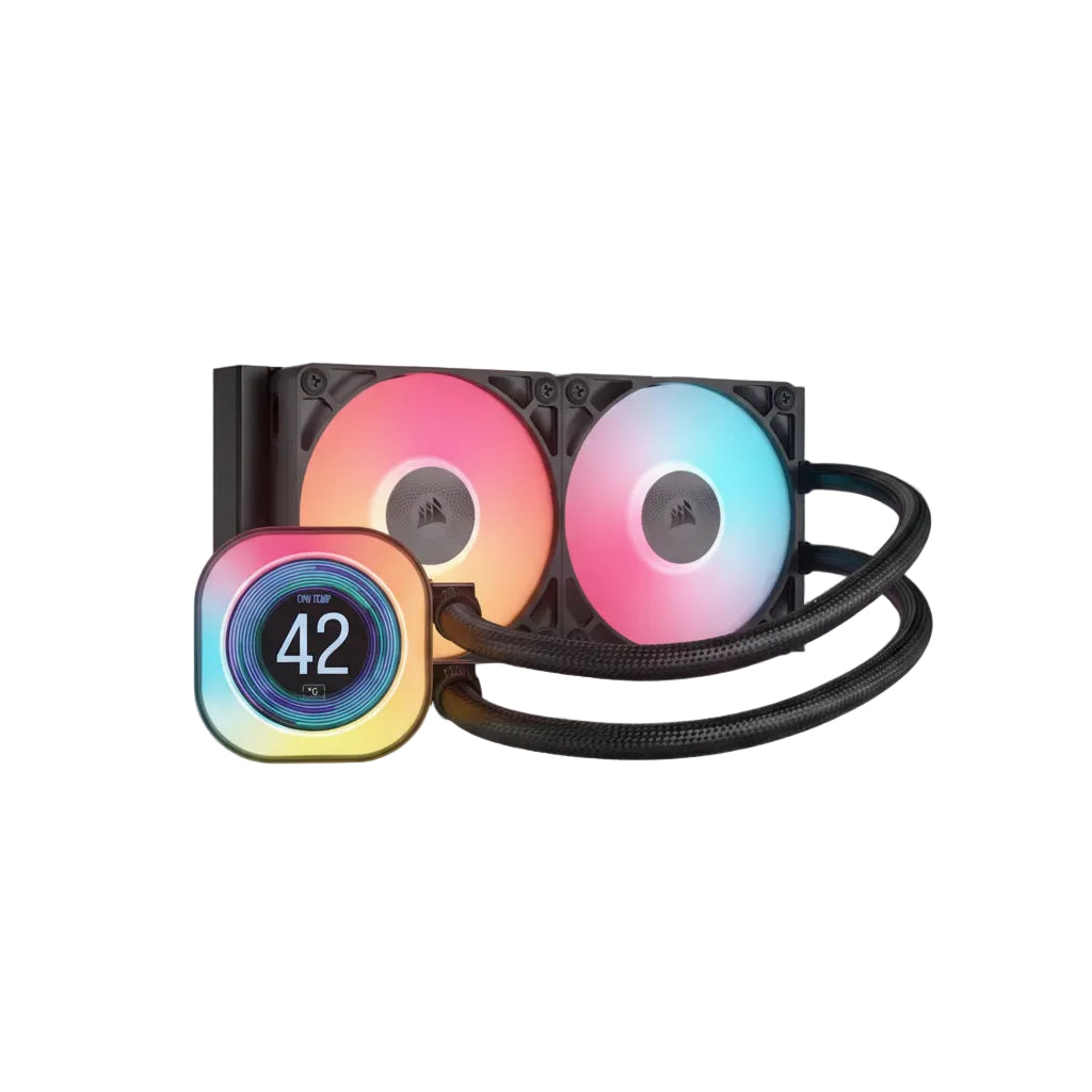 Water Cooling Corsair iCUE LINK TITAN 240 RX LCD 2x CPU Cooler 240mm Black