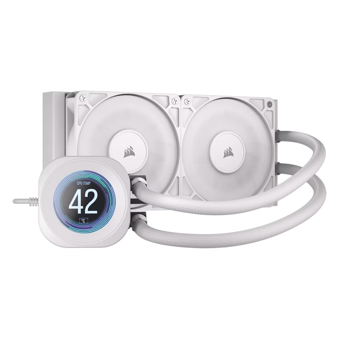 Water Cooling Corsair NAUTILUS x2 CPU Cooler 240mm RS LCD White (0349)