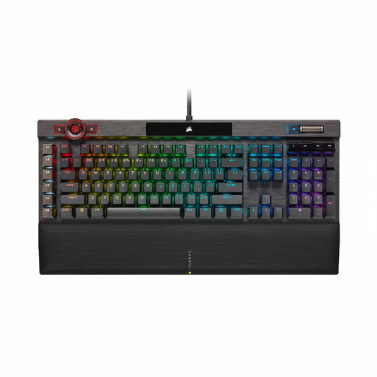 Teclado Corsair K100 RGB Mecanico Switch Corsair OPX Black