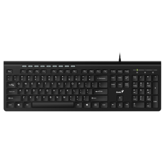 Teclado Genius SlimStar 230 II BLK USB Black