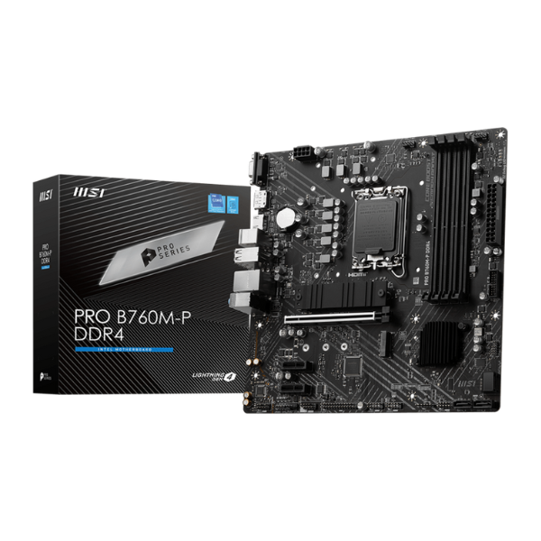 Mother MSI PRO B760M-P DDR4 1700 (12va/13va/14va Gen)
