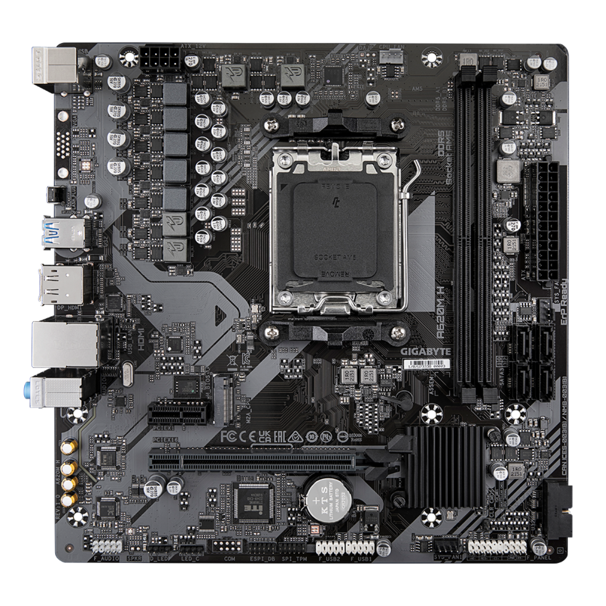 Mother Gigabyte A620M H DDR5 AM5 (Series 7000/8000)