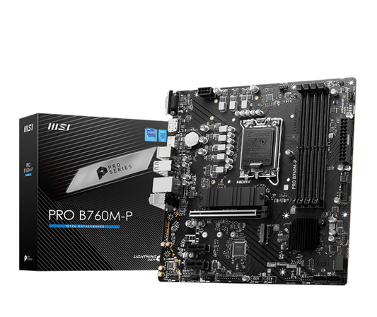 Mother MSI PRO B760M-P DDR5 1700 (12va/13va/14va Gen)