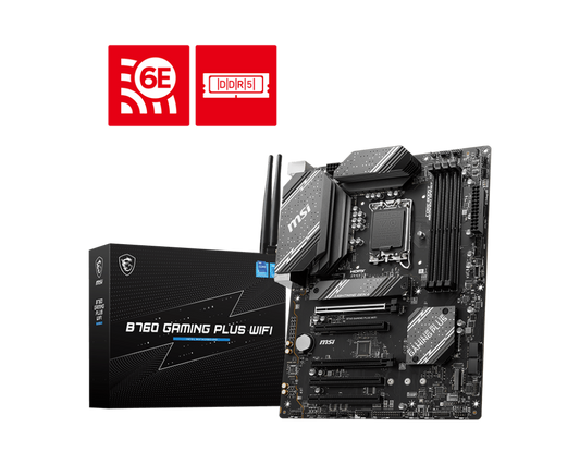 Mother MSI B760 GAMING PLUS WIFI DDR5 1700 (12va/13va/14va Gen) (6561)