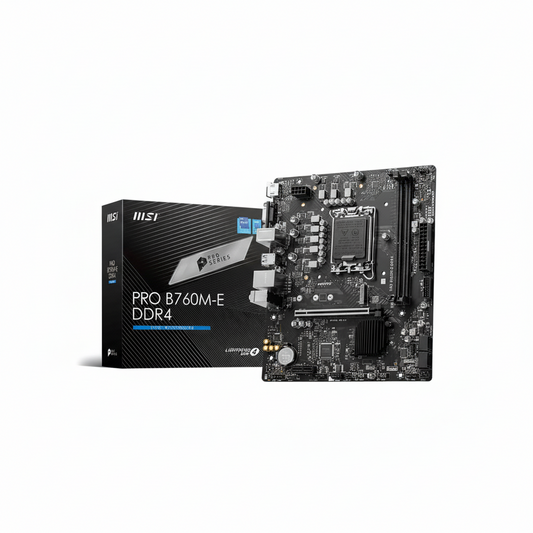 Mother MSI PRO B760M-E DDR4 1700 (12va/13va/14va Gen) (6987)