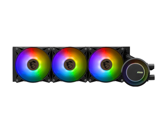 Water Cooling MSI MAG CORELIQUID E360 3x CPU Cooler 360mm Black