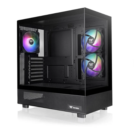 Gabinete TT View 270 Plus Mid-Tower TG x2 Fan ARGB x3 Black