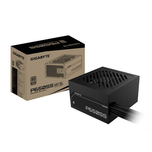Fuente Gigabyte 650W 80 Plus Silver ATX 3.1 Black