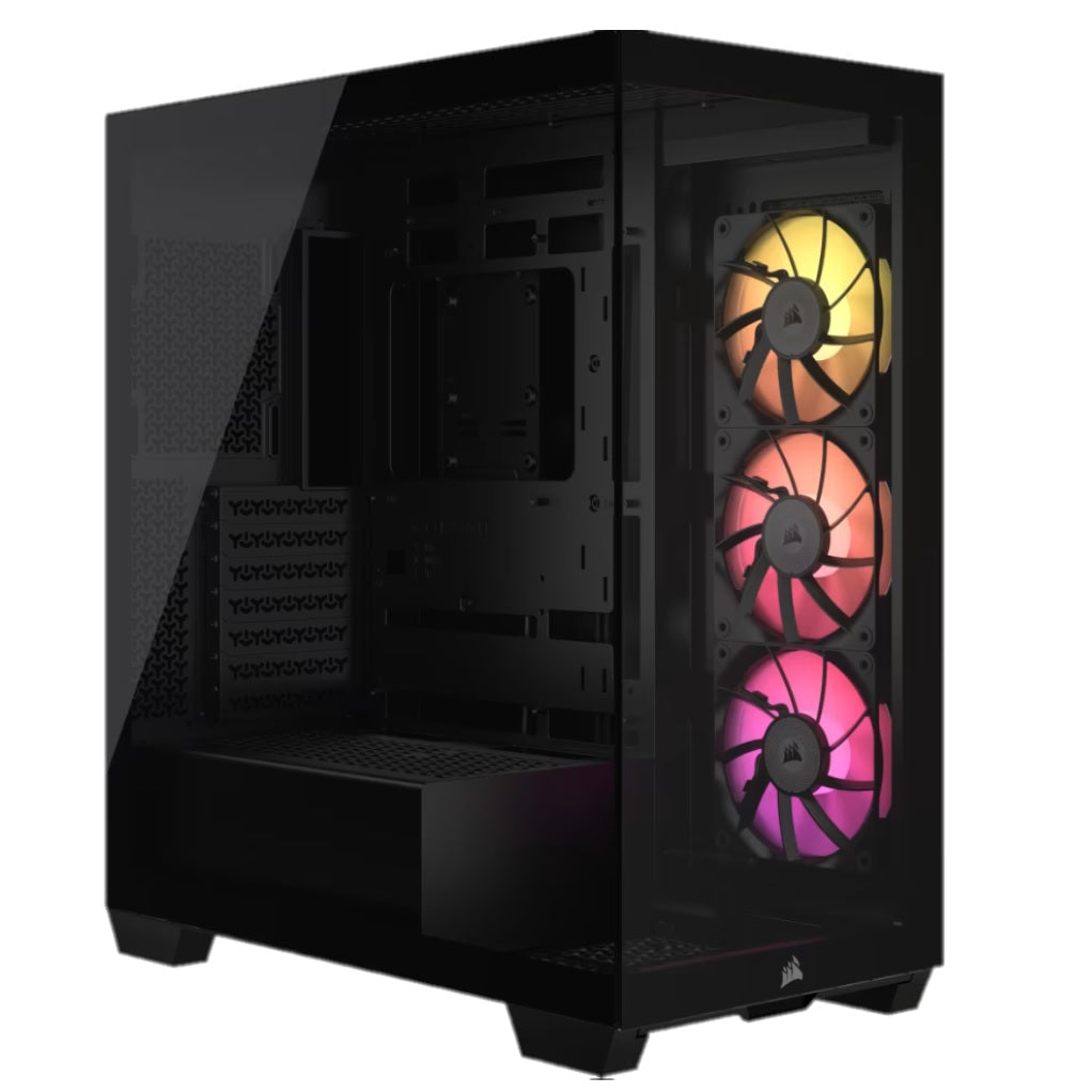 Gabinete Corsair iCUE 3500X RGB Mid-Tower TG Fan iCUE x3 Black