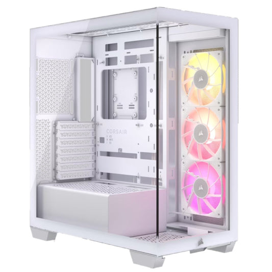 Gabinete Corsair iCUE 3500X RGB Mid-Tower TG Fan iCUE x3 White
