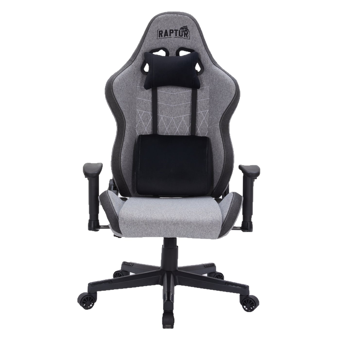 Silla Gamer Raptor Throne R1 Tela Gris (7251)