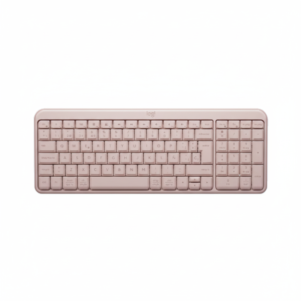 Teclado Logitech Bluetooth K250 Pebble Rose 920-013447