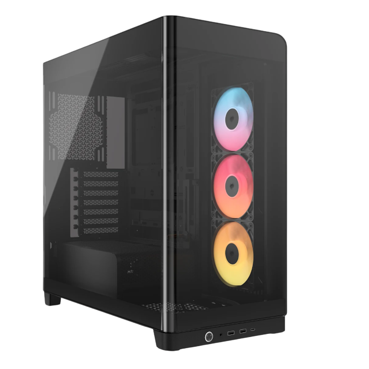 Gabinete Corsair FRAME 4500X RS-R ARGB Mid-Tower TG Black