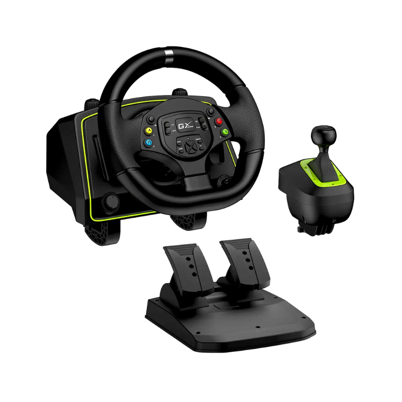 Volante Genius Speed Master X2 con palanca de cambios
