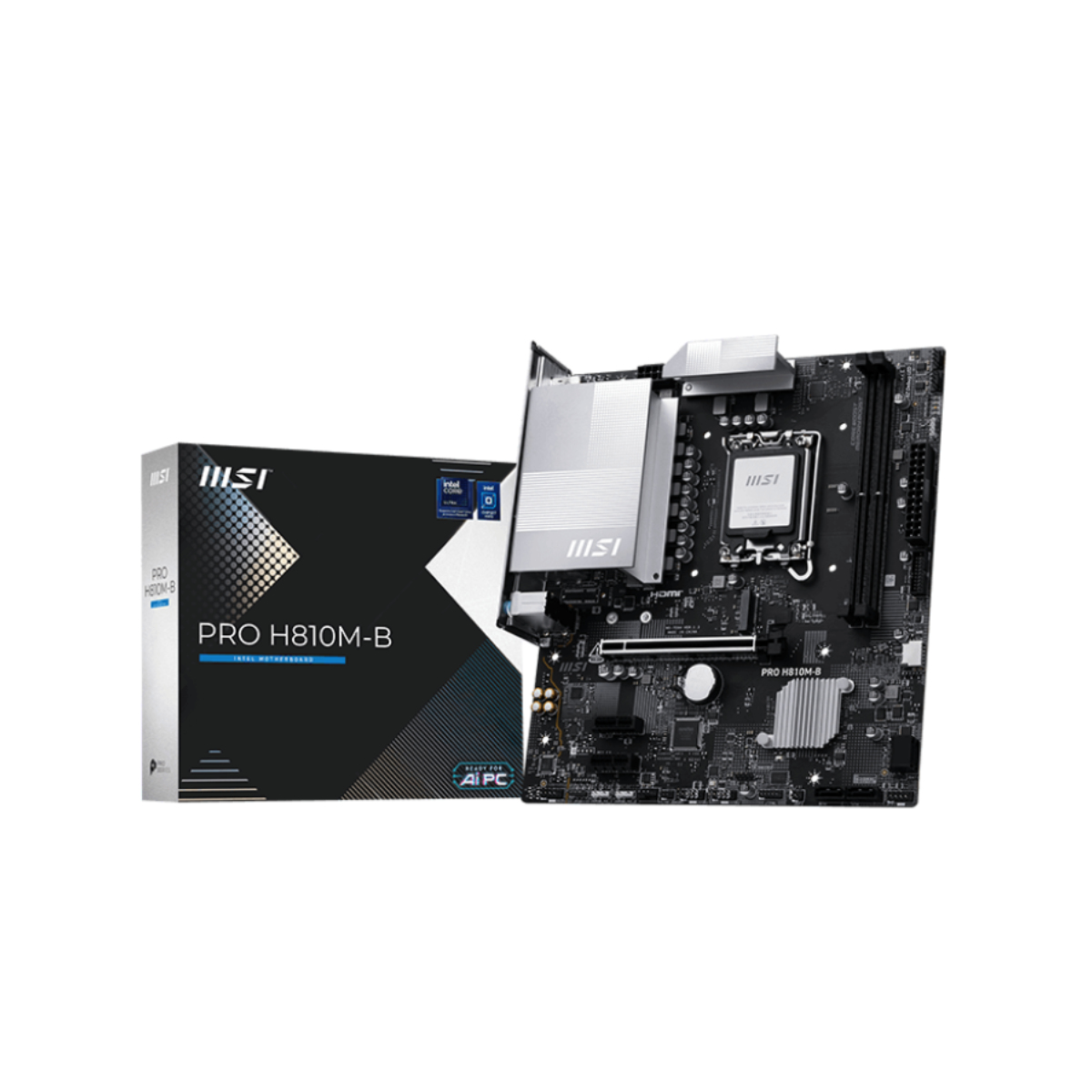 Mother MSI PRO H810M-B DDR5 1851 (Serie Ultra)