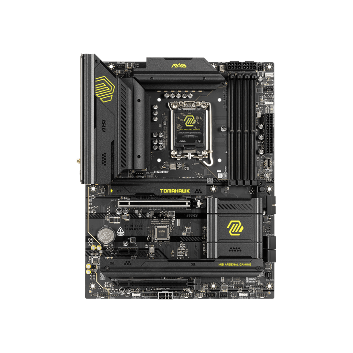 Mother MSI MAG B860 TOMAHAWK WIFI DDR5 1851 (Serie Ultra)