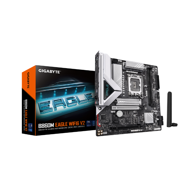 Mother Gigabyte B860M EAGLE WIFI6 V2 DDR5 1851 (Serie Ultra) (7737)
