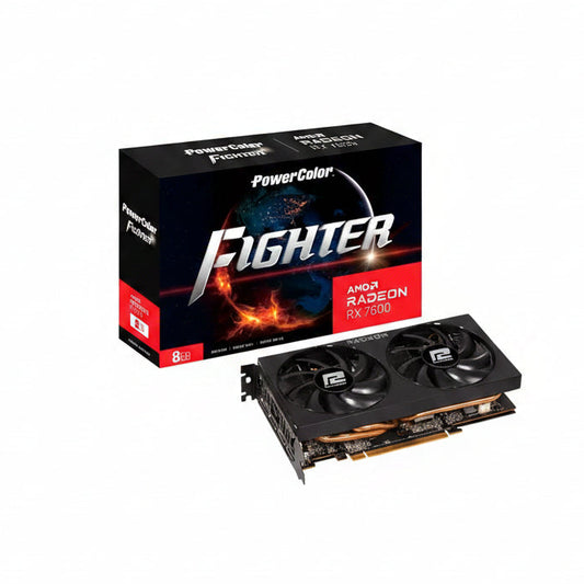 Placa de Video PowerColor Fighter  AMD Radeo RX 7600 8GB GDDR6