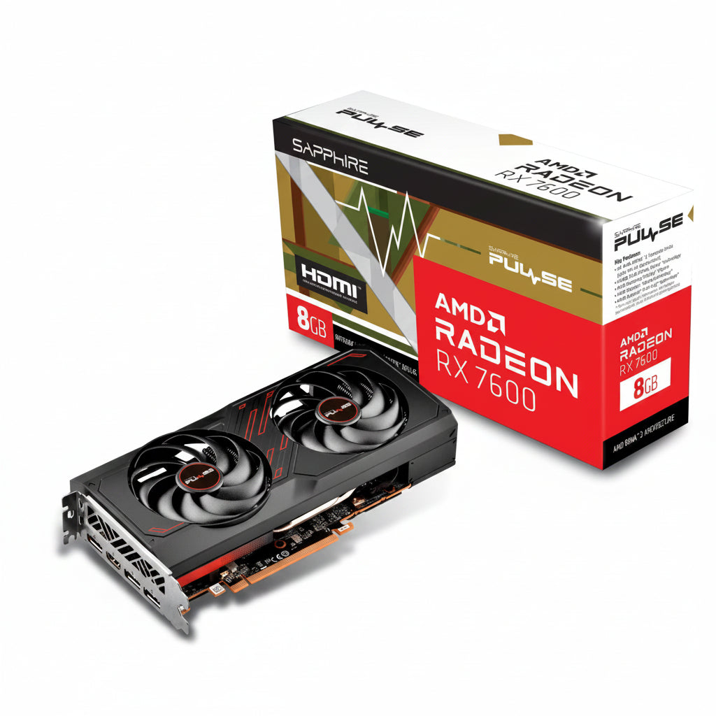 PLACA DE VIDEO SAPPHIRE PULSE RX 7600 OC 8GB