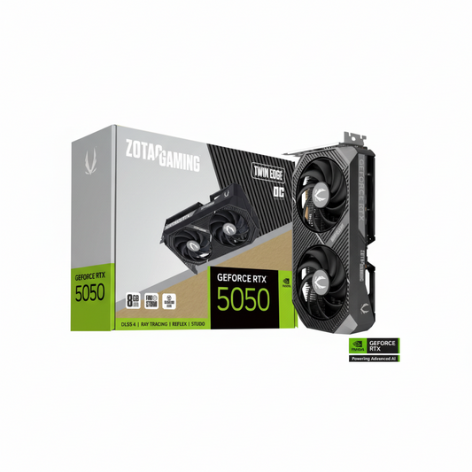 Placa de Video Zotac GeForce RTX 5050 8GB GDDR6 Twin Edge