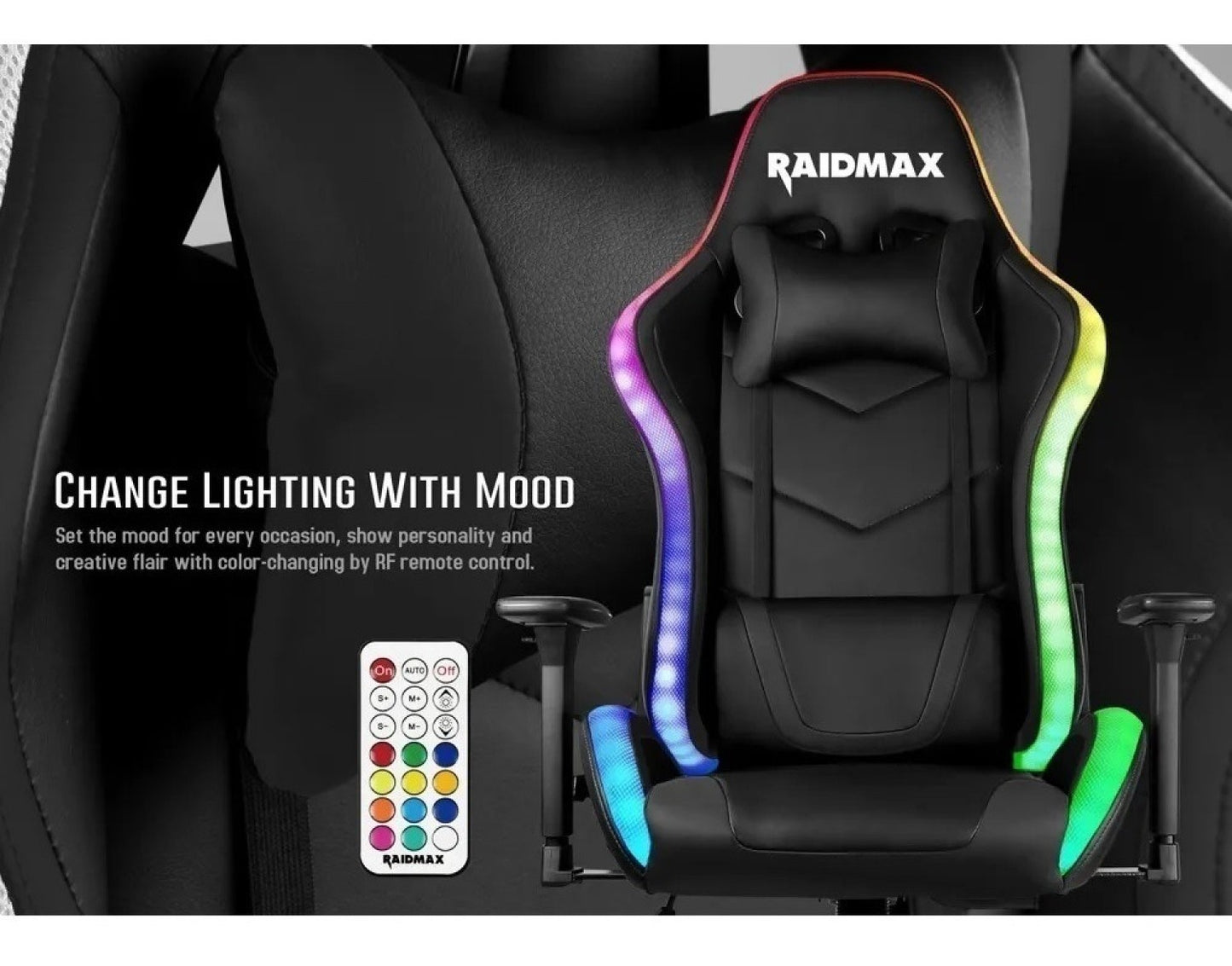 SILLA GAMER RAIDMAX DK-925BK NEGRA