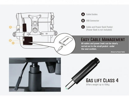 SILLA GAMER RAIDMAX DK-925WT BLANCA